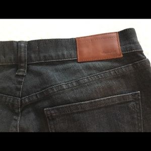 Madewell black, slim boy jeans